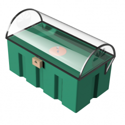 Ebb & Flow with Polycarbonate roof